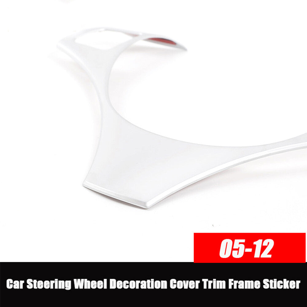 for BMW 3Series E90 325 335i 05-12 Steering Wheel Panel Decoration Cover Silver
