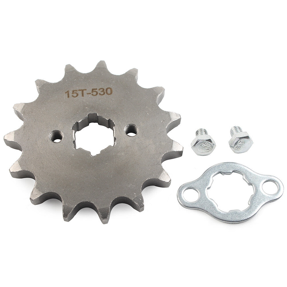Kette Front Ritzel Zahnrad f¨¹r 125cc-350cc Dirt Bike ATV Go Kart 530 15T 20mm