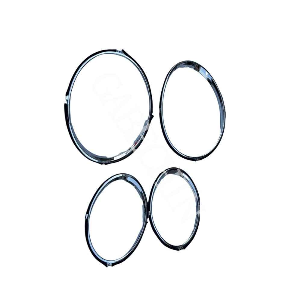Suitable for Bentley Flying Spur 05-13 4-piece headlight trim ring set with chrome plating. Equipment Manufacturer: 3W5807763
