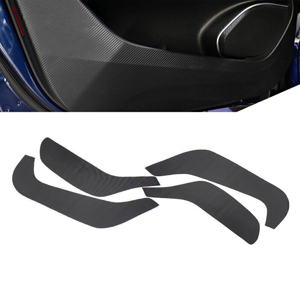 4x Door Anti Kick Pad Protection Cover Trims for Alfa Romeo for Stelvio 2017-2019 18