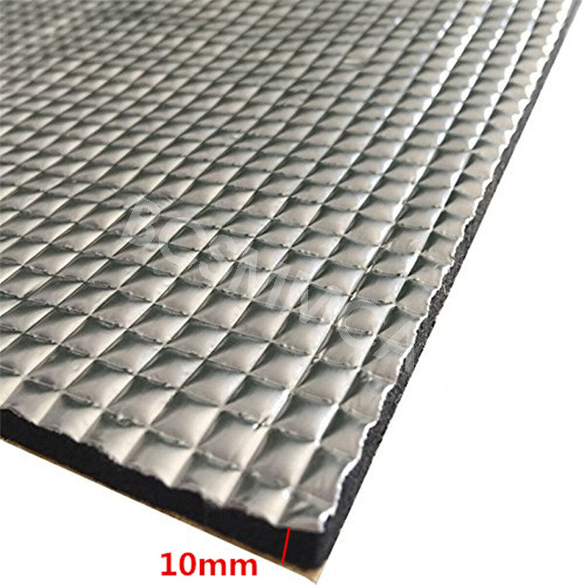 10mm Thick Thermal Sound Deadener Car Heat Shield Insulation Noise Mat Aluminum