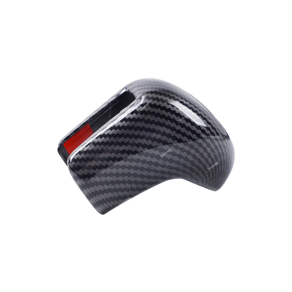 ABS Carbon Fiber Gear Lever Shift Knob Cover Trim for Honda for Civic 10th 2016-2019