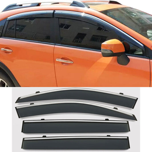 for Subaru XV Crosstrek 2013-17 Window Wind Visors Sun Rain Guard Vent Deflector