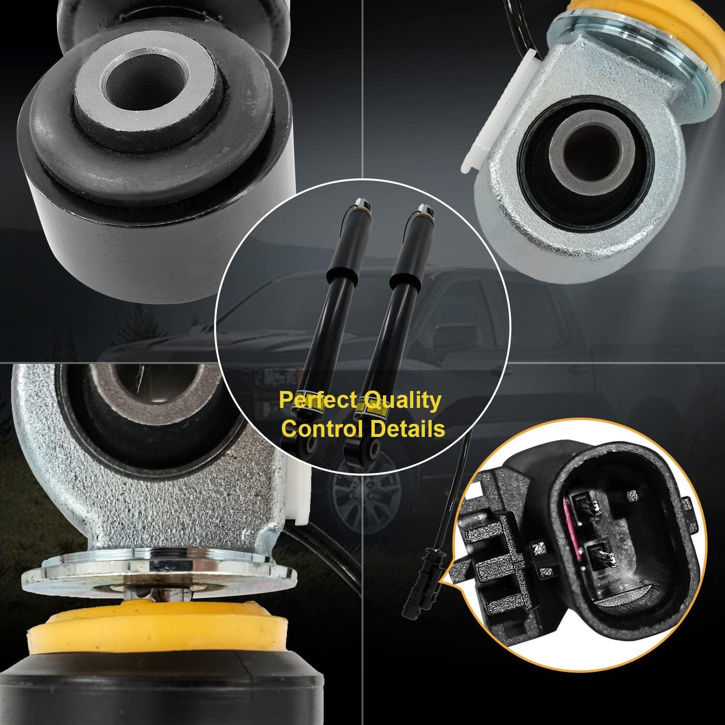 Rear front shock absorber assembly with magnetic technology suitable for 13-20 for Lincoln MKZ and for Ford Fusion.
