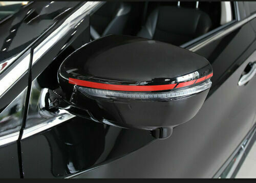 for Nissan Rogue X-Trail 2014-2020 Gloss Black Rearview Side Mirror Cover Trim