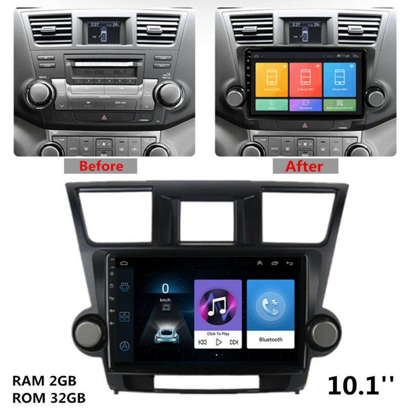 10.1-inch Android 9.1, 2GB for RAM + 32GB storage, Car Stereo for Highlander (08-13), Radio, GPS, WIFI. n