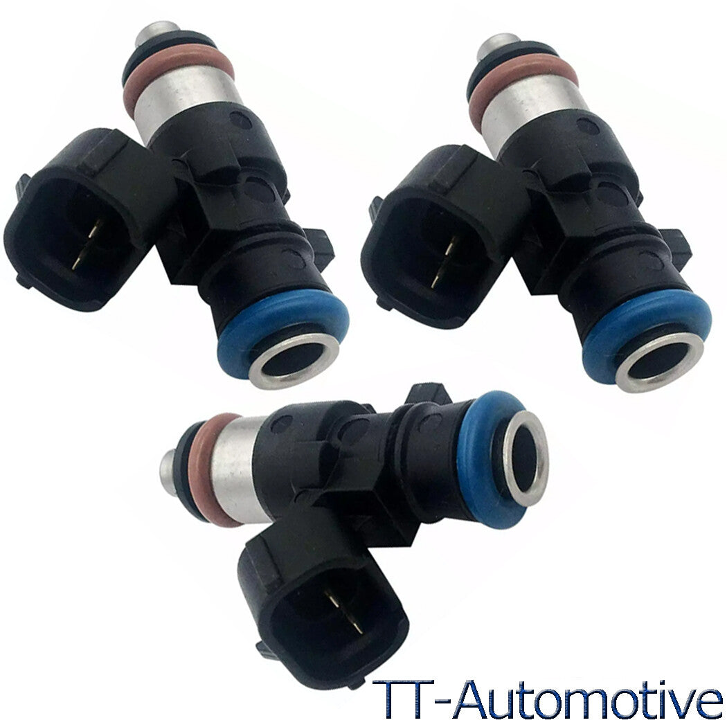 3Pcs Fuel Injectors Top Feed High for Mitsubishi 250cc 1465A037 1465A036 JSN230C