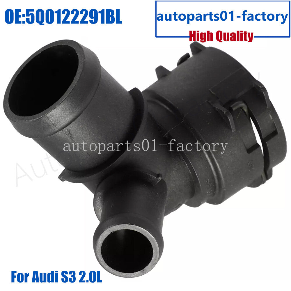 1Radiator Coolant Hose Flange for Audi S3 2.0L A/T for VW for Seat for Skoda 5Q0122291BL