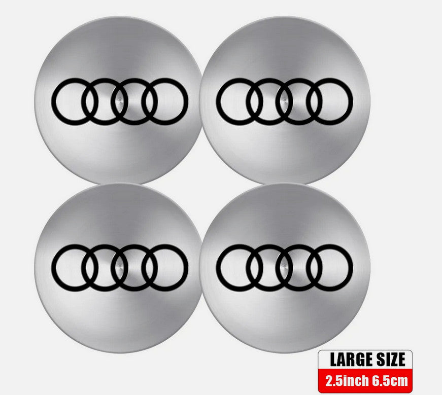 for Audi 2.0 Rear Badge Trunk Boot Badge Decal Lettering Silver Chrome- v