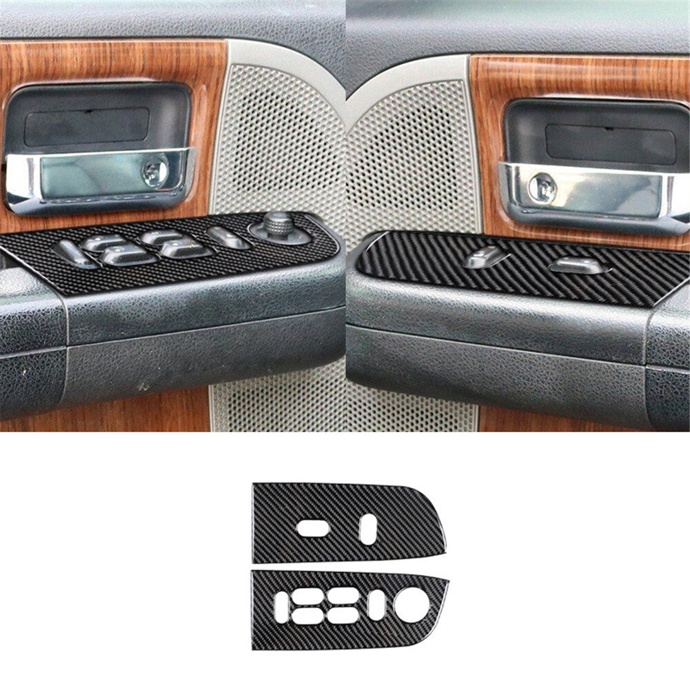 4X Central Control Ashtray Trim Cover Carbon Fiber For Quest 2004-2006 v