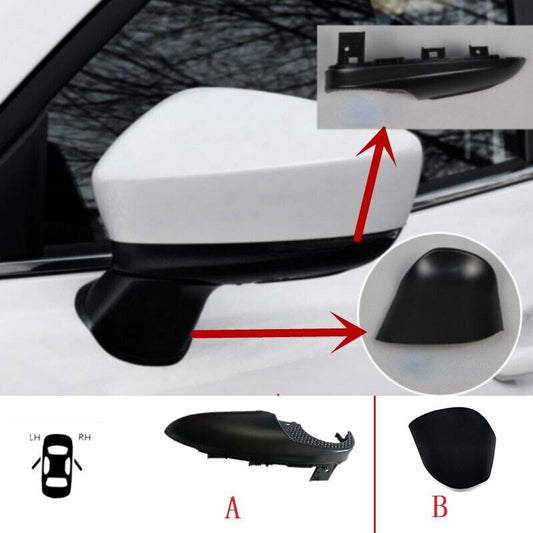 for Mazda 3 2014-2016 Side Mirror Wing View Mirror Lower Cover Holder Shell Cap Q