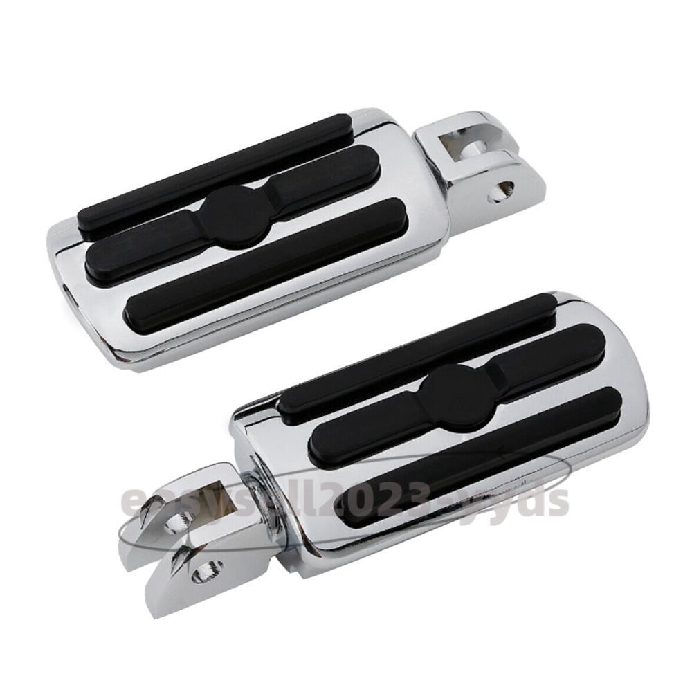 Front Rider Footrests Foot Pegs for Harley Softail Fat Bob 2018-2023 FLSB FXBB