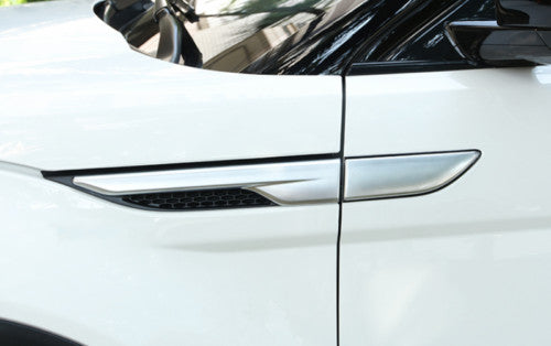 4Pcs for Range Rover Evoque 2012-2019 Silver Air Flow Vent Side Body Cover Trim