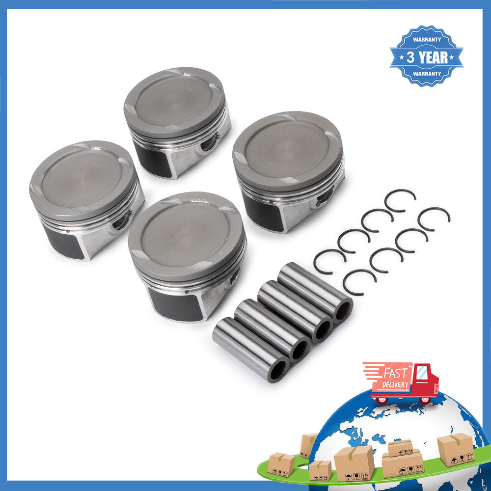4 Set 25198520 Pistons  Rings Kit for Chevy for Cruze Sonic Trax Encore 11-21 1.4L