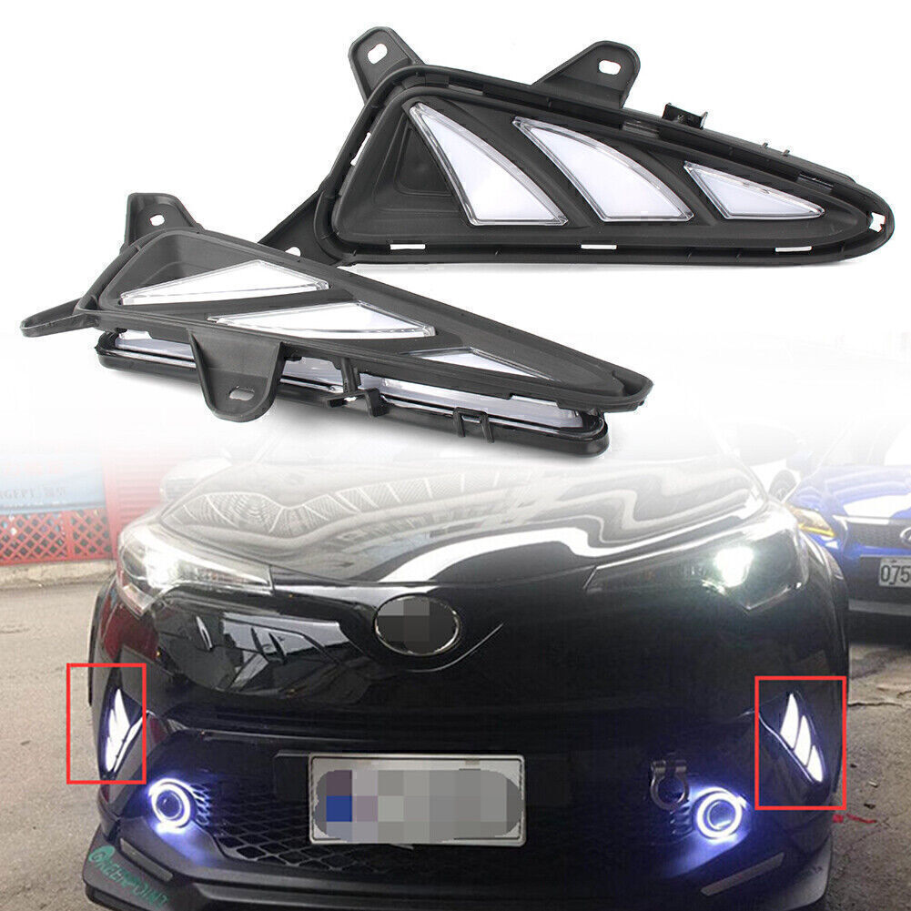 For 2016-up for Toyota C-HR CHR Dual Color LED Daytime Running Lights W/ Signal Kit