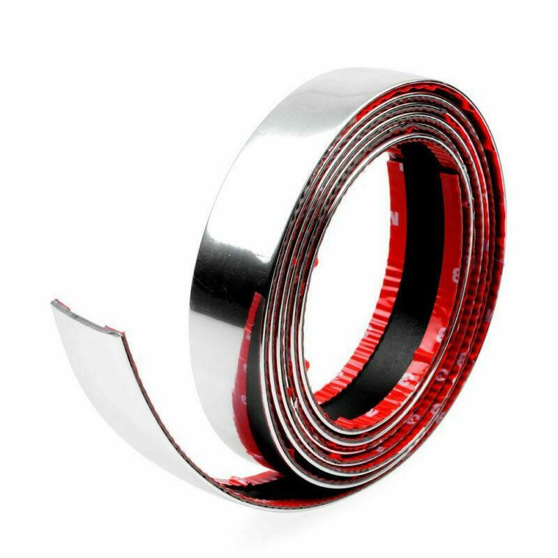 100-inch car crash barrier edge chrome trim protective film/decorative strip - n