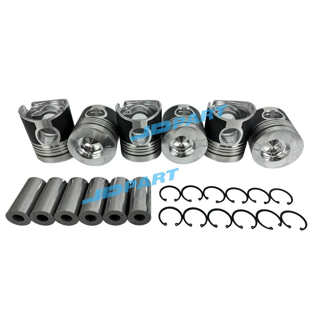 Premium 6-piece BF6L913 piston kit 02236683 for Deutz engine parts -
