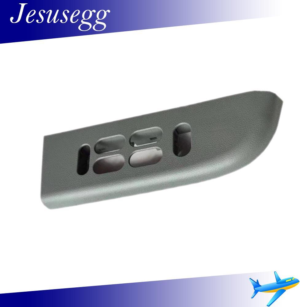 For 04-06 Expedition Front Left Driver Door Panel Window Switch Bezel Trim Gray Q