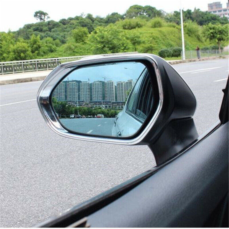Chrome Rearview Mirror Rain Eyebrow cover Trim 2pc for Hyundai for Elantra 2021-2022