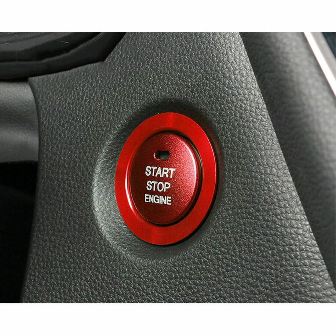 For F150 2015-2020 Carbon Fiber Inner Safety Belt Buckle Cover trim v