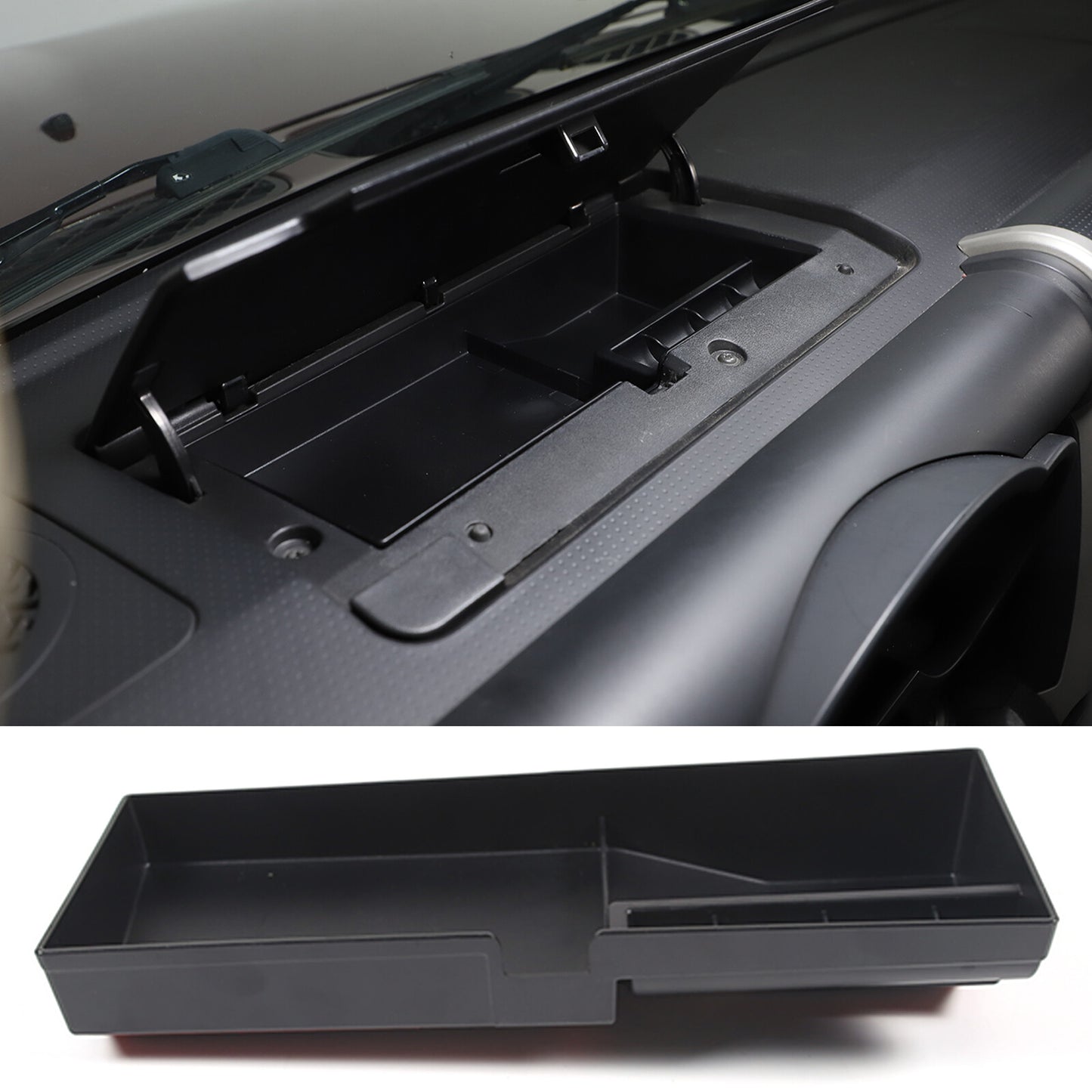 Carbon fiber gear shift blade decorative protective cover for ta Tundra 2014-21 - v