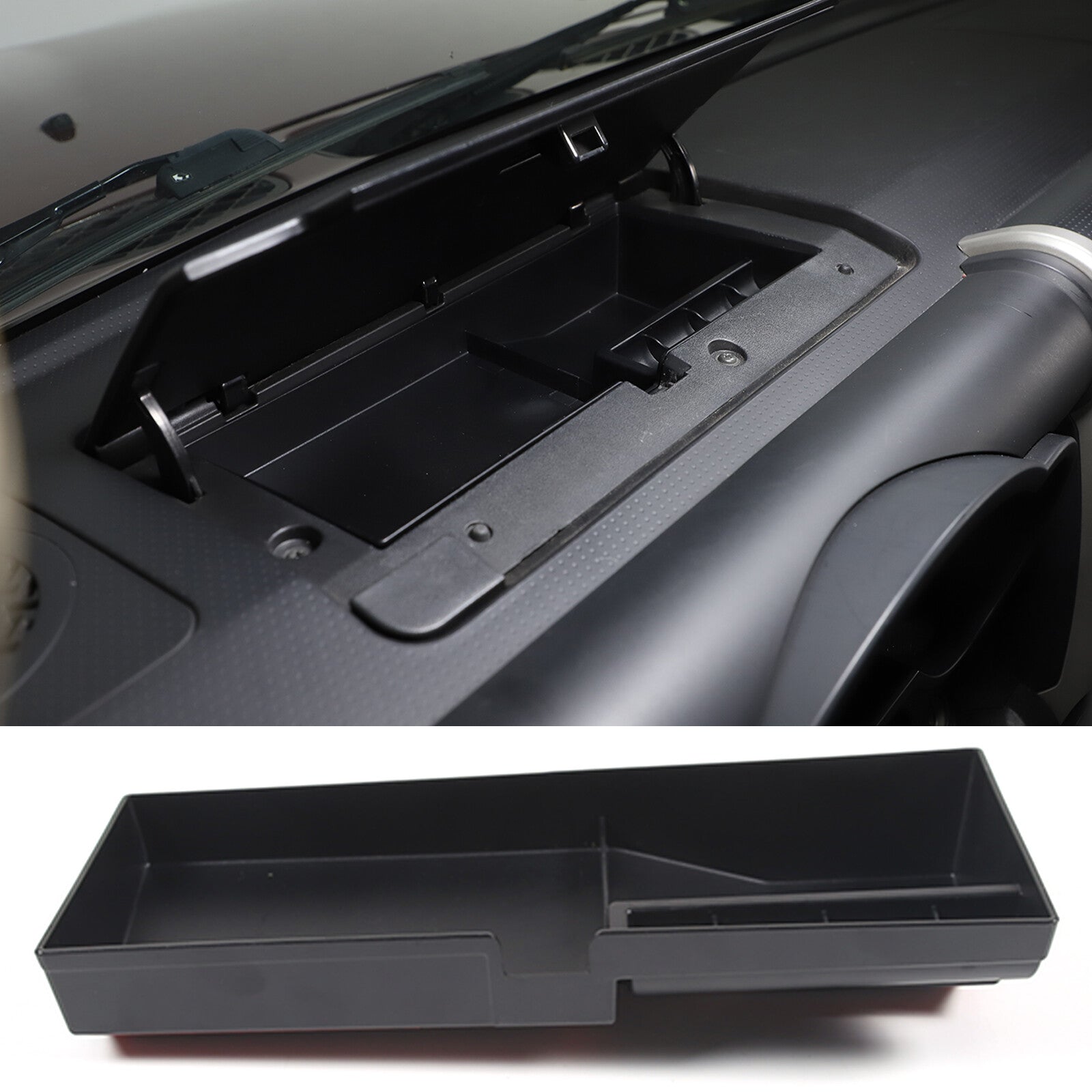 Carbon fiber gear shift blade decorative protective cover for ta Tundra 2014-21 - v