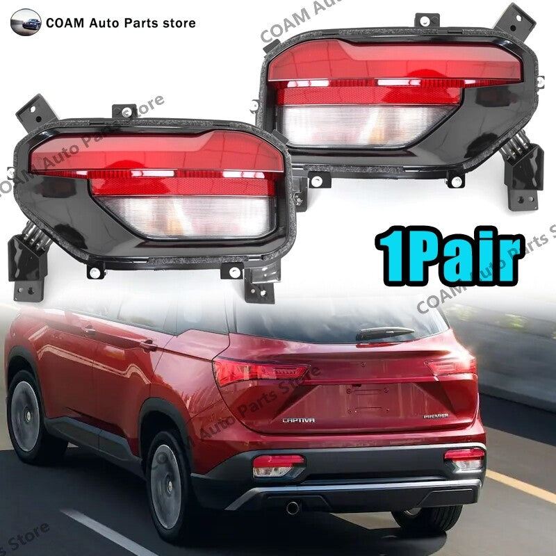 A pair of rear warning brake stop lights suitable for Wulin Baojun 530 2020 and 2021 models.