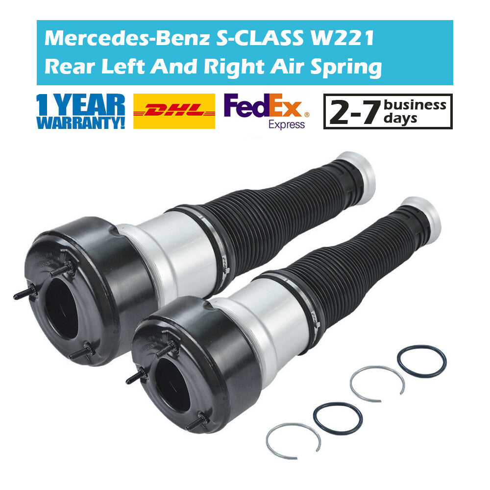 2x Rear Air Suspension Spring Repair Bag Fit for Mercedes W221 S250 S300 S430 S500