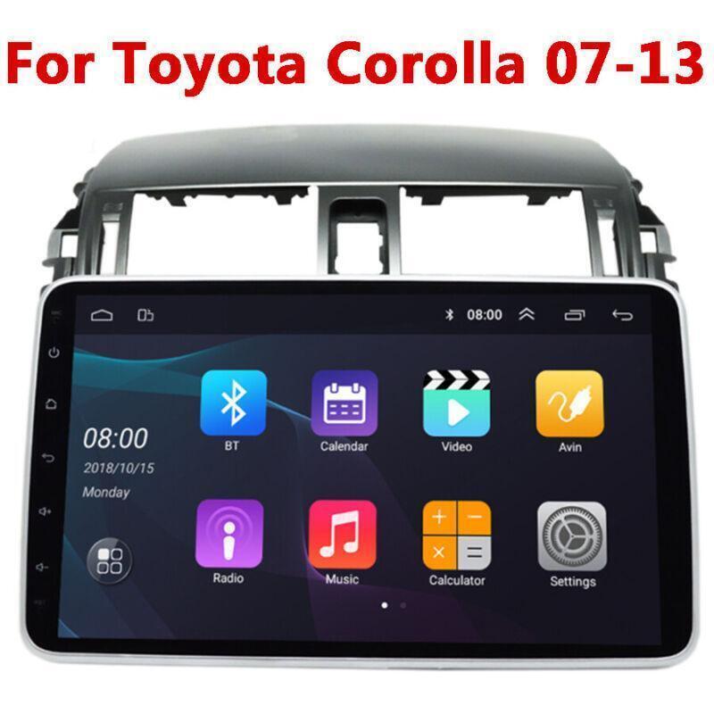 for Toyota for Corolla 07-13 Android 9.1 Stereo Radio FM WIFI GPS Multimedia Player