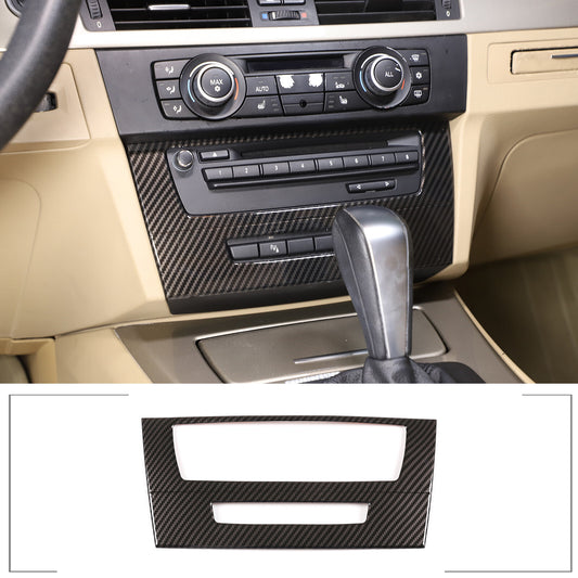 Genuine carbon fiber gear shift knob cover trim for Land Rover for Range Rover Sport 2014-17