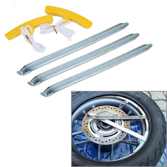 3pcs 12Inch Tyre Tire Lever Steel Pry Bar Repair Tool for car motorcycle trucks Q