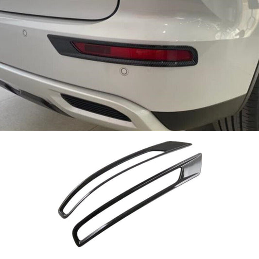 Glossy Black Rear Fog Lamp Light Cover Trim for Mitsubishi Outlander 2022 2023