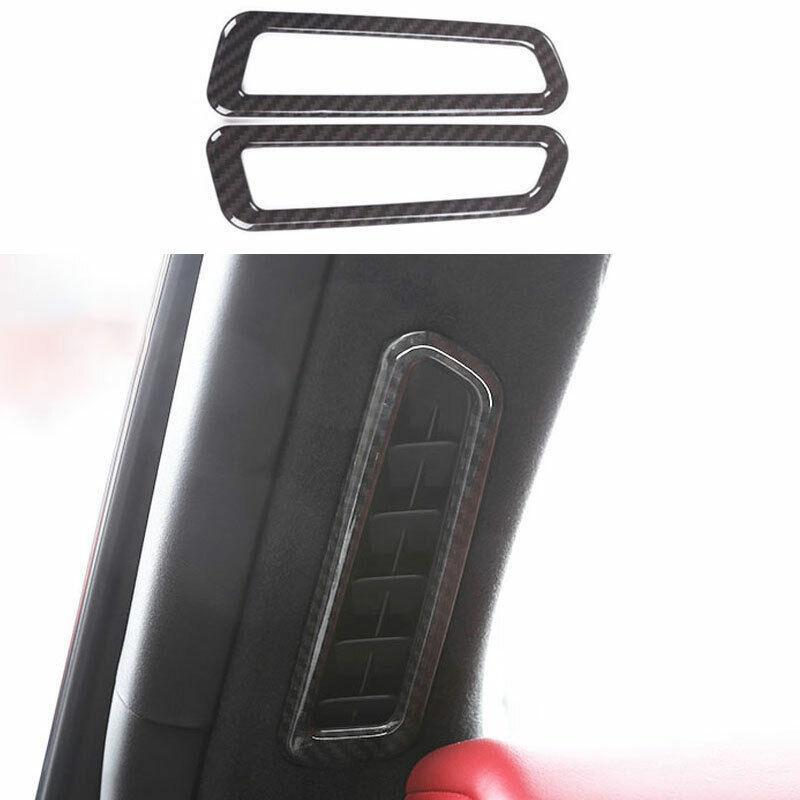 for Maserati for Levante 2017-2021 Carbon Fiber A Pillar Vent Air Outlet Frame Decor