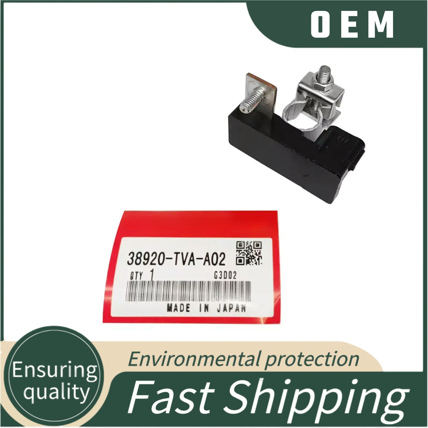 Battery Current Sensor ASSY For 2018-2021 for Honda Accord 38920-TVA-A02 Q