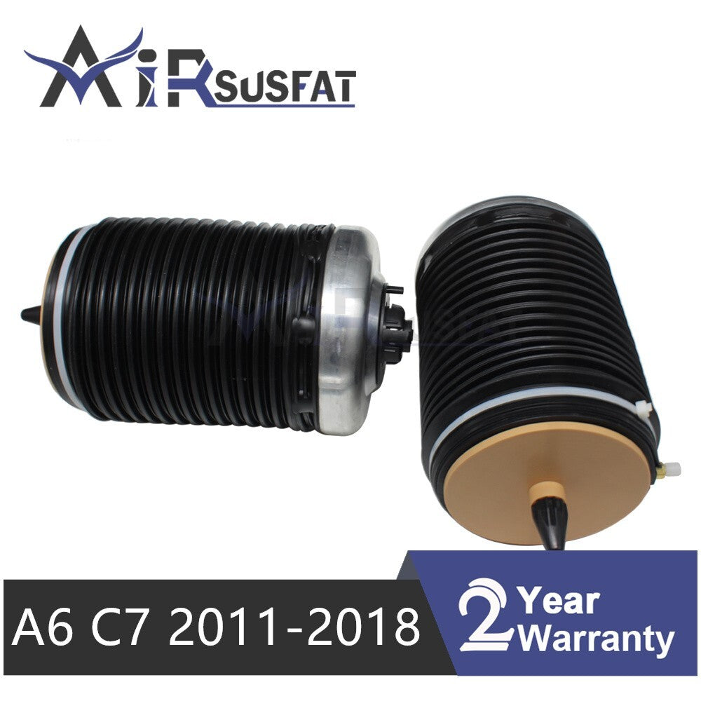 Pair Rear Suspension Air Spring Bags for Audi A6 C7 4G Allroad Quattro 2011-2018