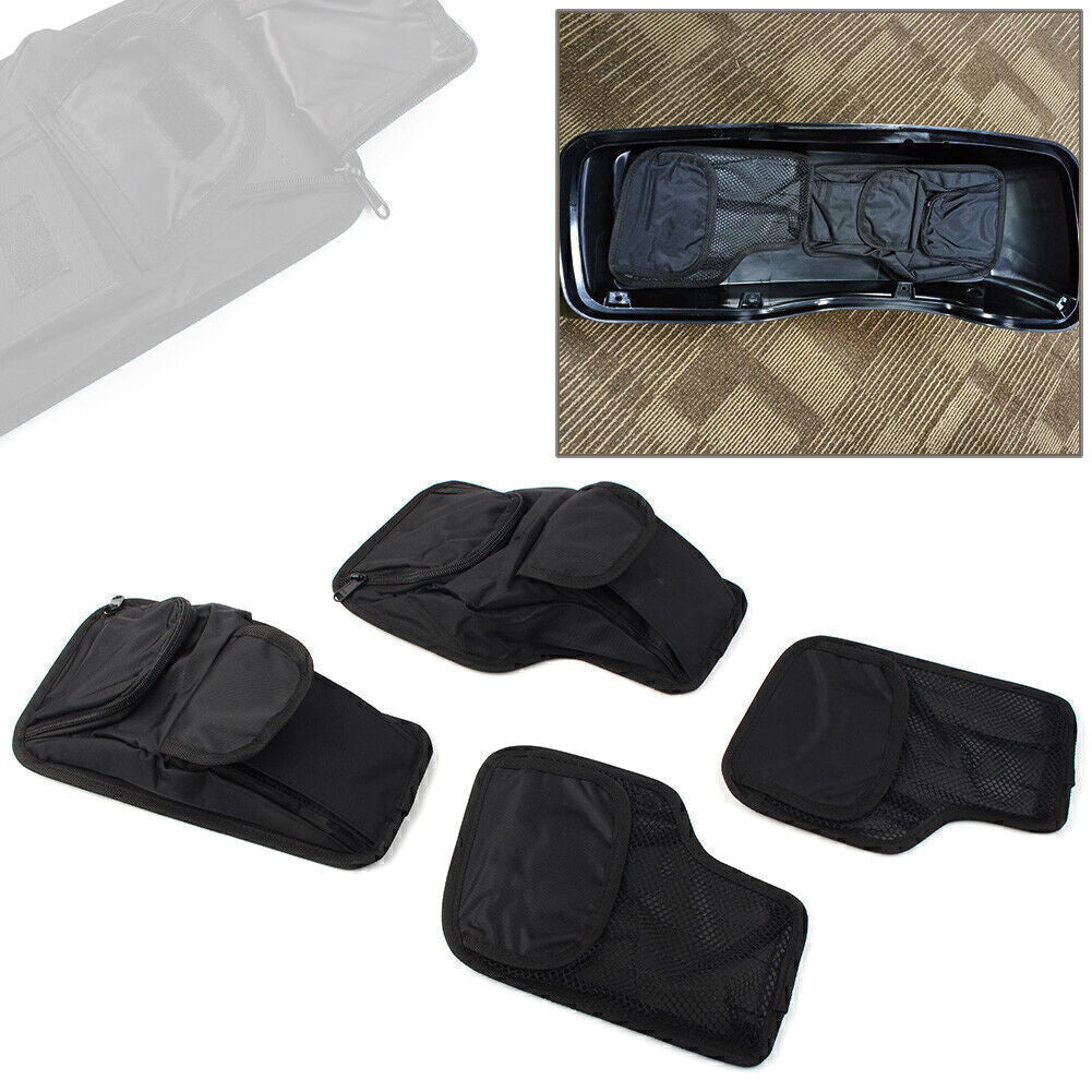 Motorcycle Tour Pak Pack Lid Organizer Bag Fit for Harley Electra Glide 1996-UP Q
