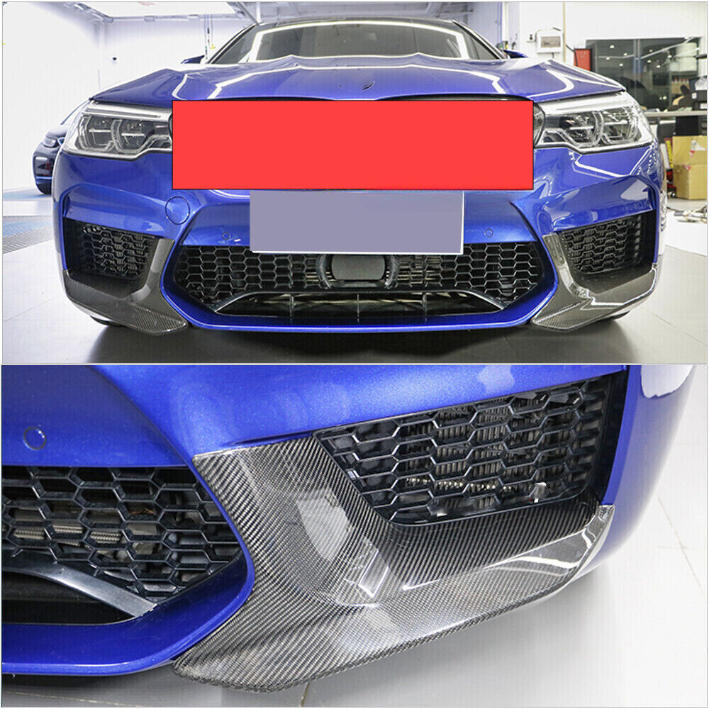 for BMW F87 M2 Coupe 2016-2020 2PCS Carbon Fiber Side Skirt Splitters Lip Refit Q