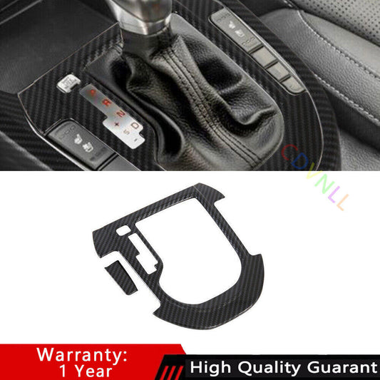 for Kia K3 Forte 19-2021 Carbon Fiber Look Middle Console Gear Shift Panel Trim