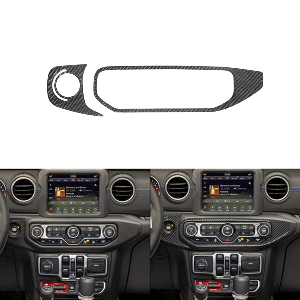 6Pcs Red Carbon Fiber Door Control Panel Cover Trim for Chrysler 200 2011-2014 v