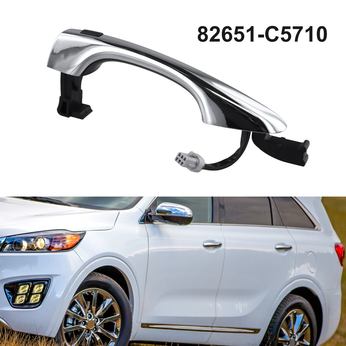 Front Left for Smart Key Door Handle for Kia For Sorento 2016 2020 82651 C5710 v