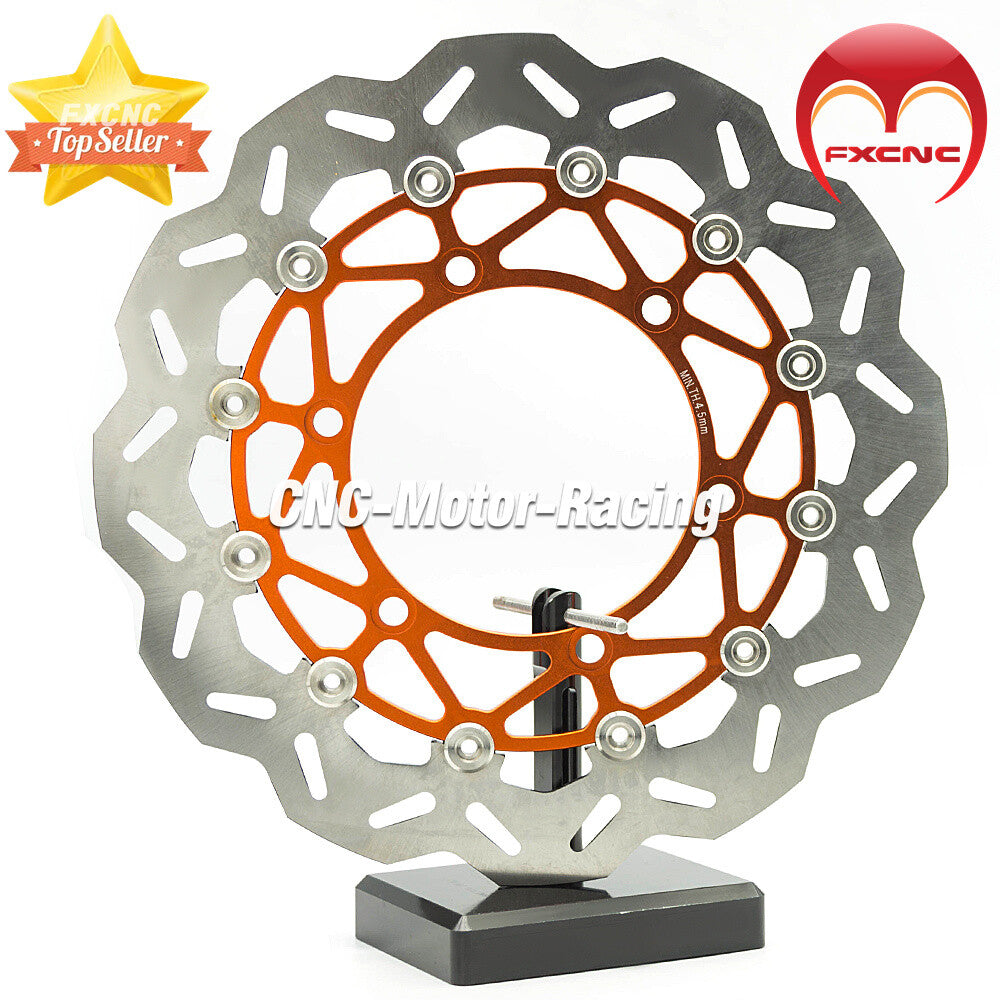 CNC 320mm enlarged front brake disc rotor for Kawasaki NINJA250R 2008-2011-2012