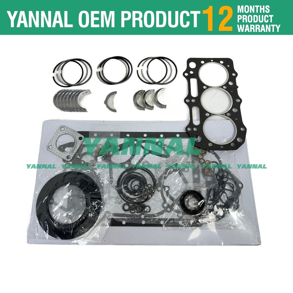 S773L S773 Piston Ring Kit Full Overhaul Gasket Kit for Shibaura Engine TZ25DA-