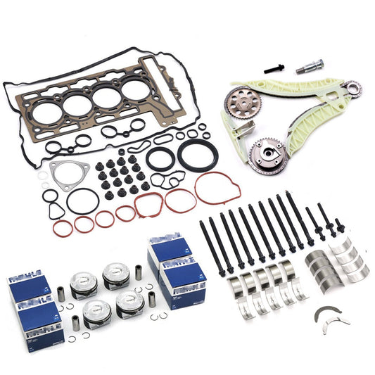 Engine Rebuild Overhaul Kit w/ Timing Kit N14B16 1.6T for Mini Cooper S R55-R59 n