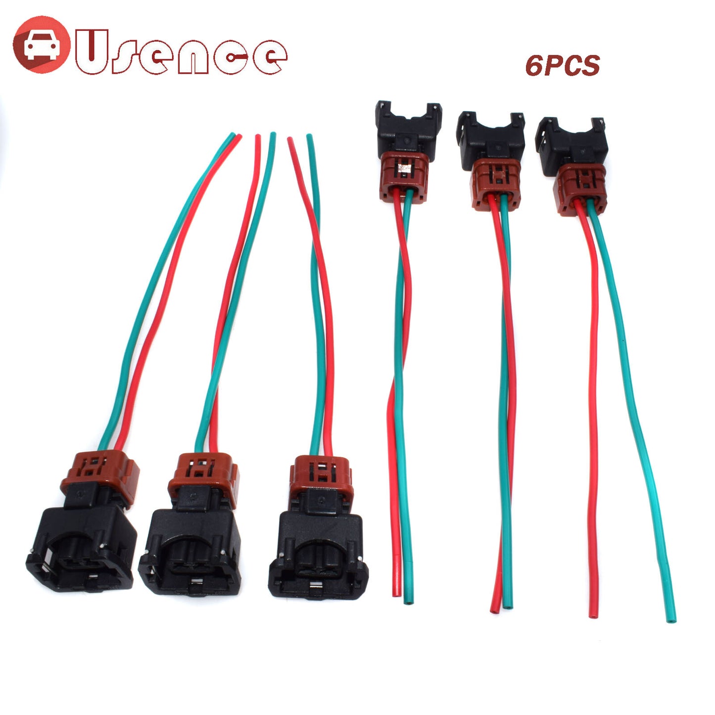 6X Fuel Injector Connector Pigtail Harness WRS-Z32INJ-P1 for NISSAN MAXIMA 300ZX