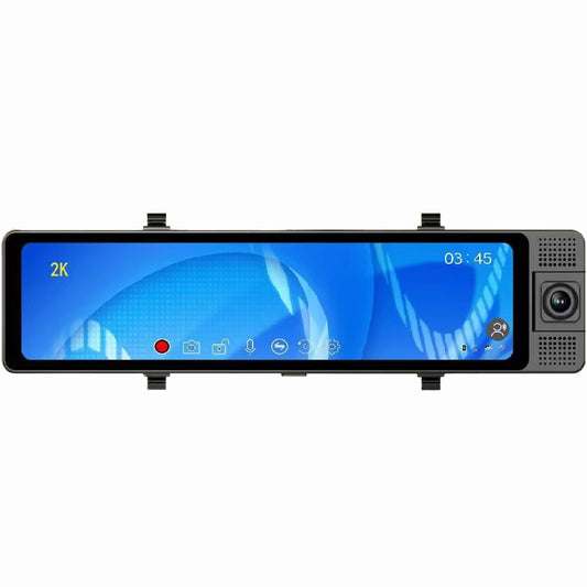 Car Dash Cam DVR Recorder Touch Screen 3 Lens Front/Rear/Inside Camera G-Sensor