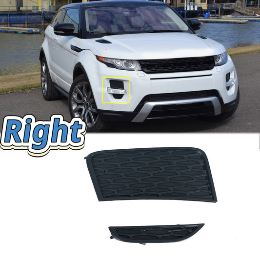 for Range Rover Evoque 2012-2015 Right Front Bumper Fog Light Trim Bezel 2pcs v