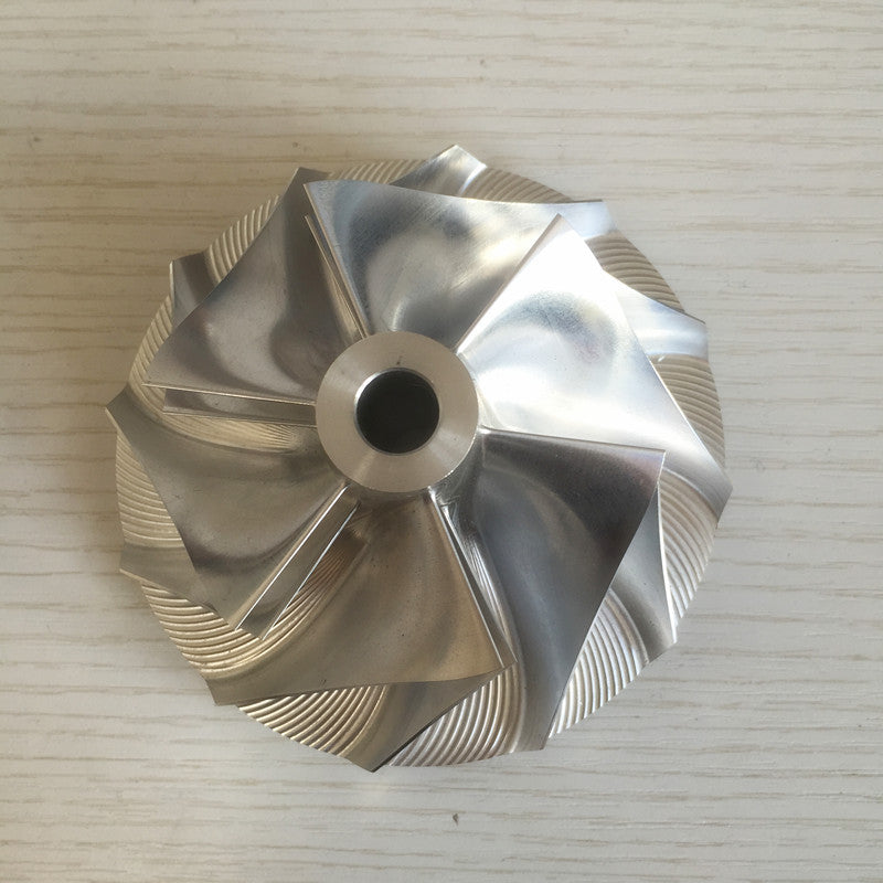KTR110 reverse 6505-51-1410 72.14/106.00mm 6+6 blades billet compressor wheel