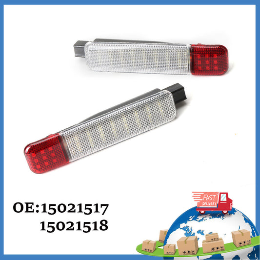 2x 15021518 15021517 Door Interior LED Welcome Warning Lights for Chevrolet for GMC
