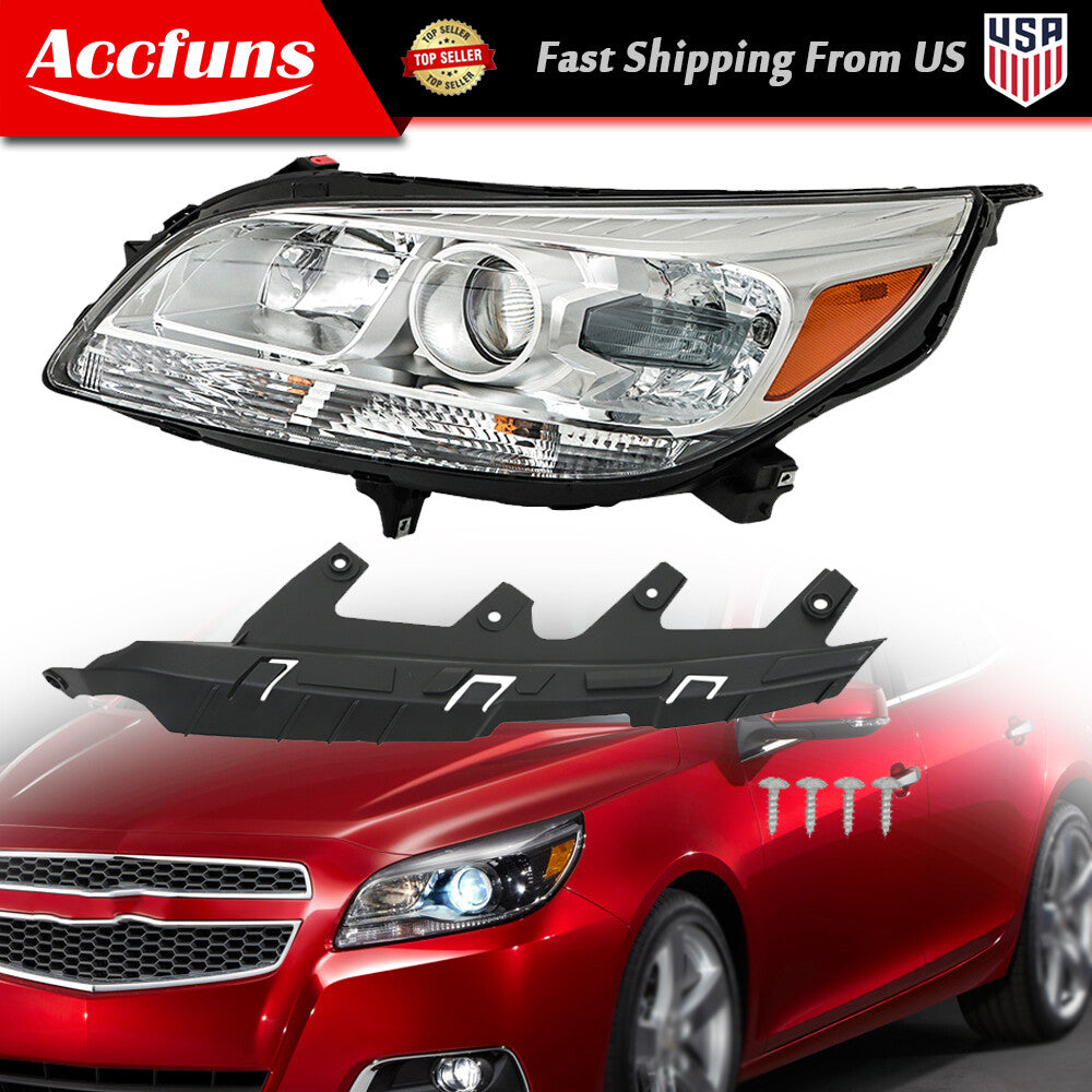 2013 - 2015 Malibu LT/LTZ Chromium Halogen Lens Left/Driver's Side Light n