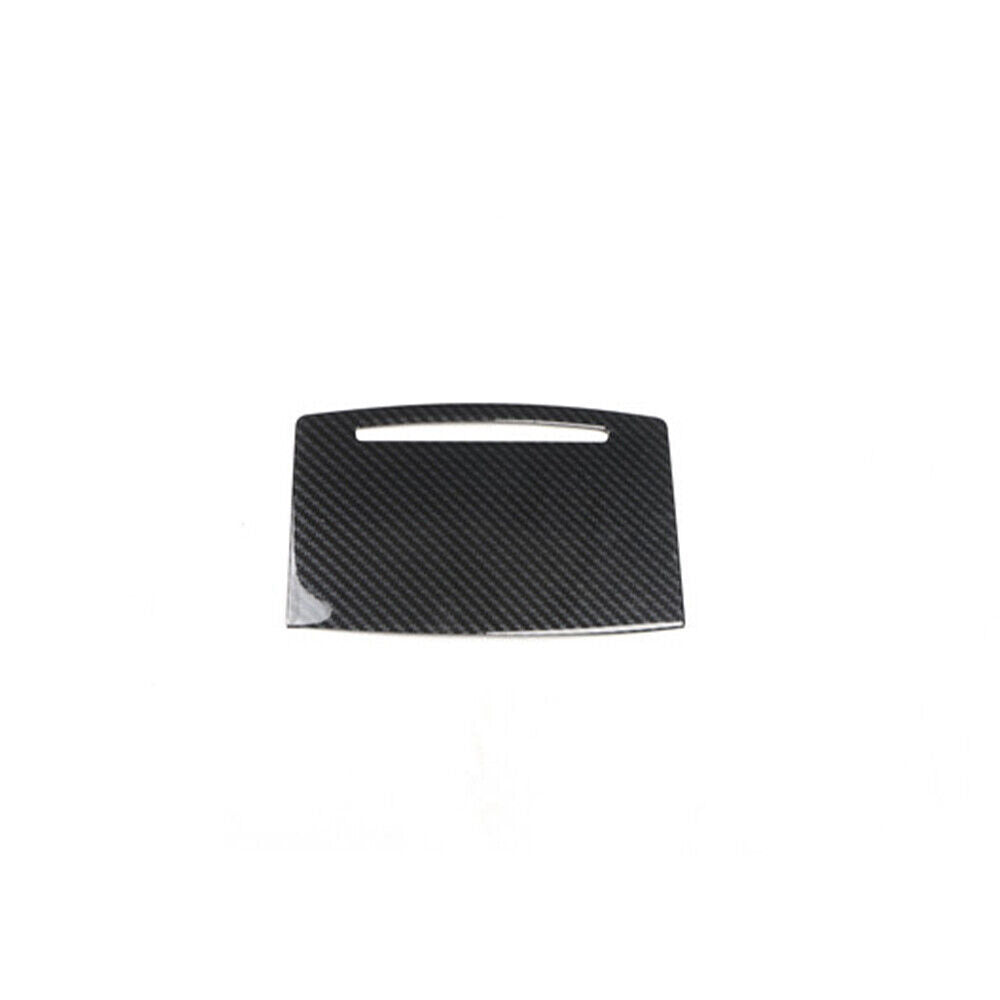 Console Cigarette Lighter Storage Box Trim for Audi A6L 2005-2011 Carbon Fiber